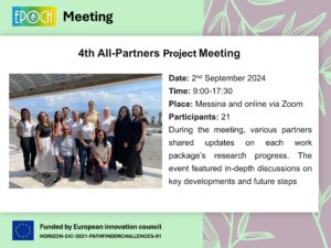 4th All Partners' Meeting in Messina